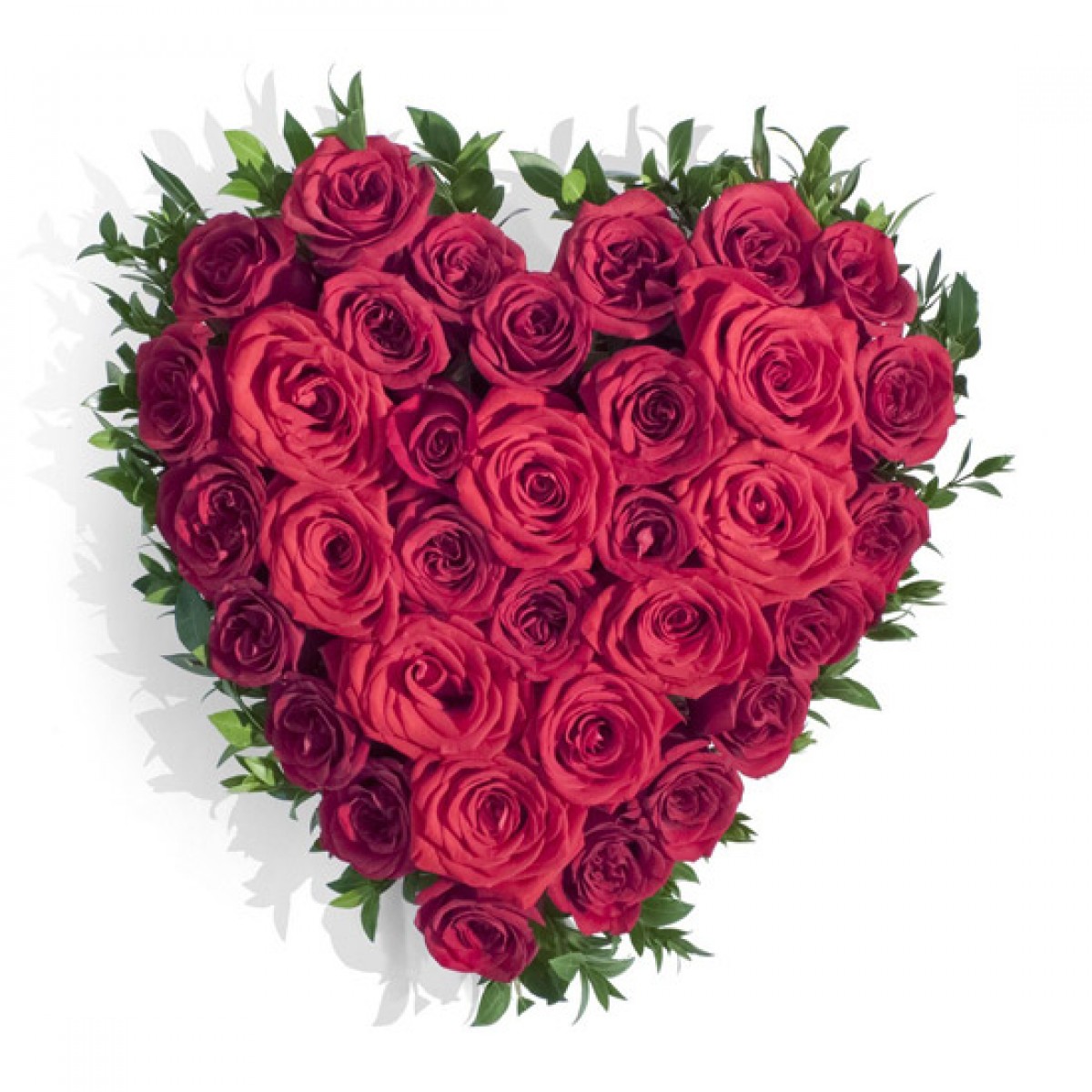 Red Heart Of Roses – Send Flowers to Amman Jordan - Online Gift Shop in ...